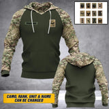 Personalized British Army Camo Hoodie 3D Printed 22SEP-HY13