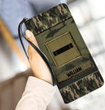 Personalized French Veterans/Soldier Leather Wallet 22SEP-HY19