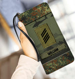 Personalized German Veterans/Soldier Leather Wallet 22SEP-HY19