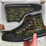 Personalized Swiss Solider/ Veteran Rank Camo High Top Shoes 3D Printed QTVQ1909