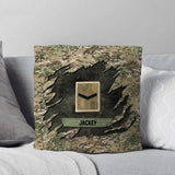 Personalized British Veterans/Soldier Pillow Printed 22SEP-DT26