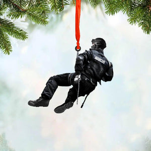 Personalized Police Christmas Wood Ornament Printed 22SEP-DT28
