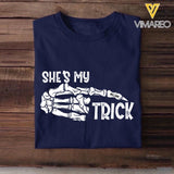 Personalized She's My Trick He's My Treat Halloween Couple Tshirt Printed QTMA0510