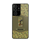 Personalized Australian Veterans/Soldier Camo Phone Case Printed 22OCT-HY05