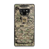 Personalized British Veterans/Soldier Camo Phone Case Printed 22OCT-DT07