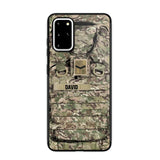 Personalized British Veterans/Soldier Camo Phone Case Printed 22OCT-DT07