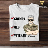 Personalized British Veteran/Soldier Tshirt Printed 22OCT-HY07
