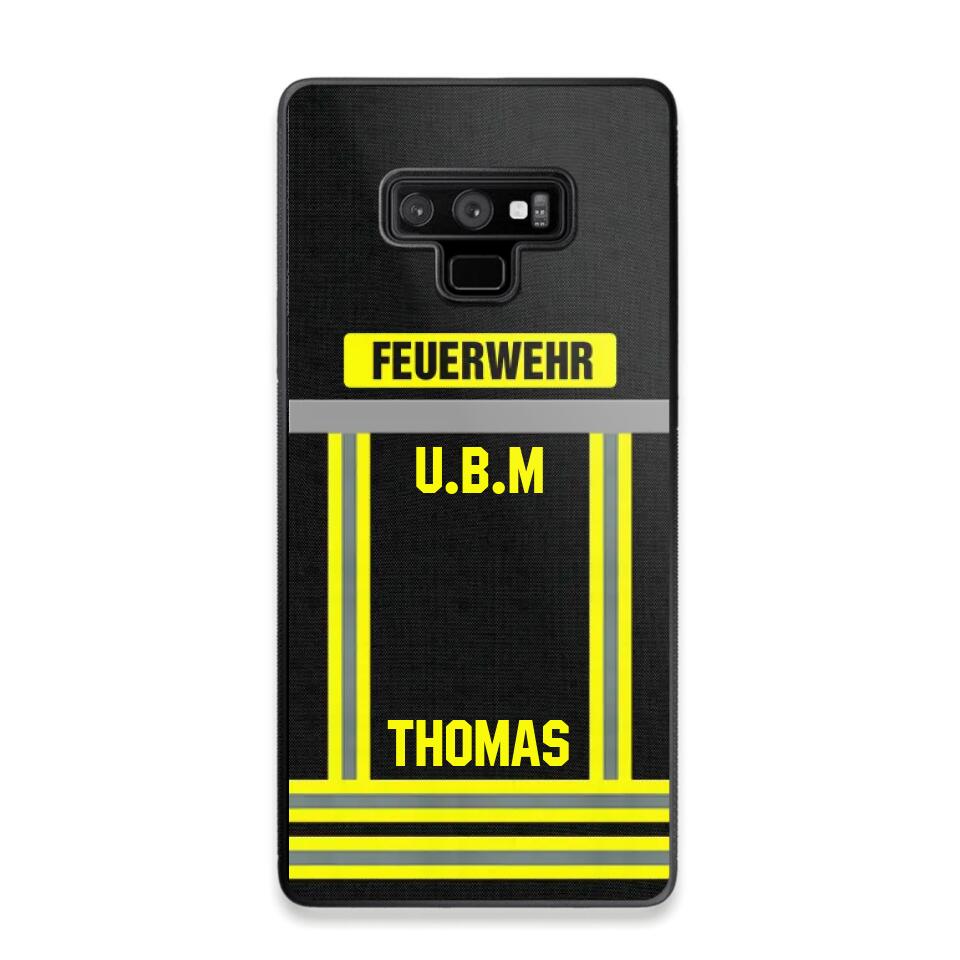 Personalized German Firefighter Phone Case Printed 22OCT-DT10