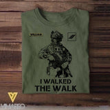 Personalized French Veteran/Soldier Tshirt Printed 22OCT-HY12