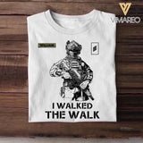 Personalized German Veteran/Soldier Tshirt Printed 22OCT-HY12