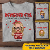 Personalized Girl With Birthmonth I'm Not Old I'm Vintage Tshirt Printed 22OCT-DT25
