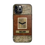 Personalized British Veterans/Soldier Camo Phone Case Printed 22OCT-HY26