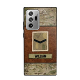 Personalized British Veterans/Soldier Camo Phone Case Printed 22OCT-HY26