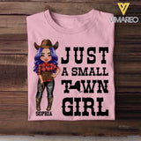 Personalized Just A Small Town New York Girl Tshirt Printed 22OCT-HQ28