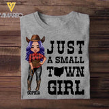 Personalized Just A Small Town Ohio Girl Tshirt Printed 22OCT-HQ28