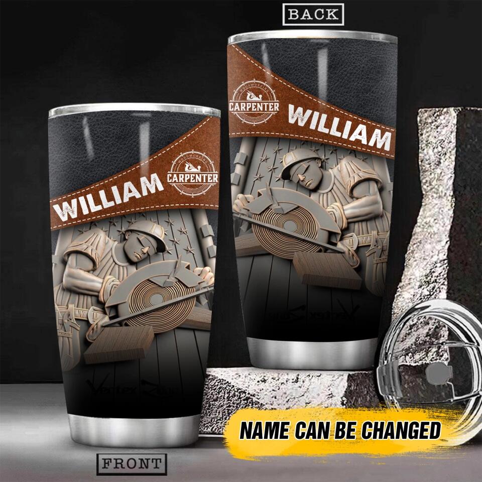 Personalized Carpenter Gifts Tumbler Printed QTHY2910