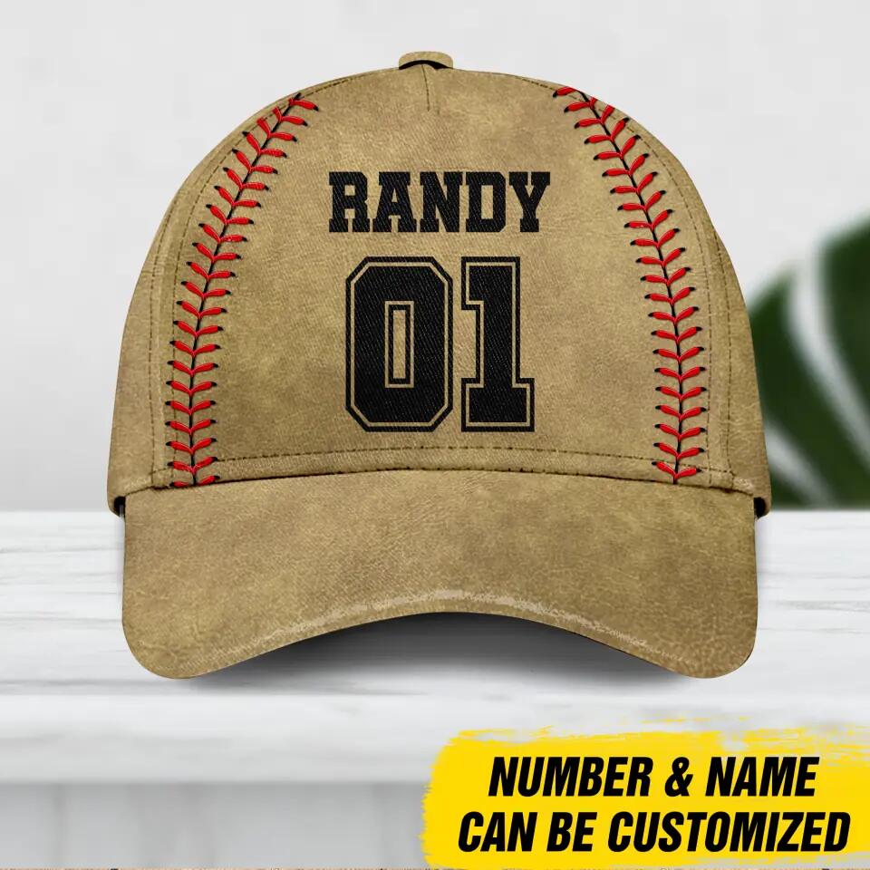 Personalized Baseball Peaked Cap 3D Printed QTDT3110