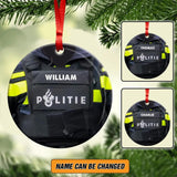 Personalized Police Uniform Acrylic/Plastic Ornament Printed 22NOV-HY03