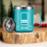 Personalized Swiss Veteran Laser Handle Cup Printed 22NOV-DT03