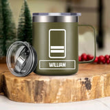 Personalized Swiss Veteran Laser Handle Cup Printed 22NOV-DT03
