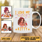 Personalized I love my kitty Ceramic Mug Printed QTHY0411