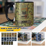 Personalized Australian Solider/ Veteran Rank Camo Ceramics Mug 22NOV-HQ11