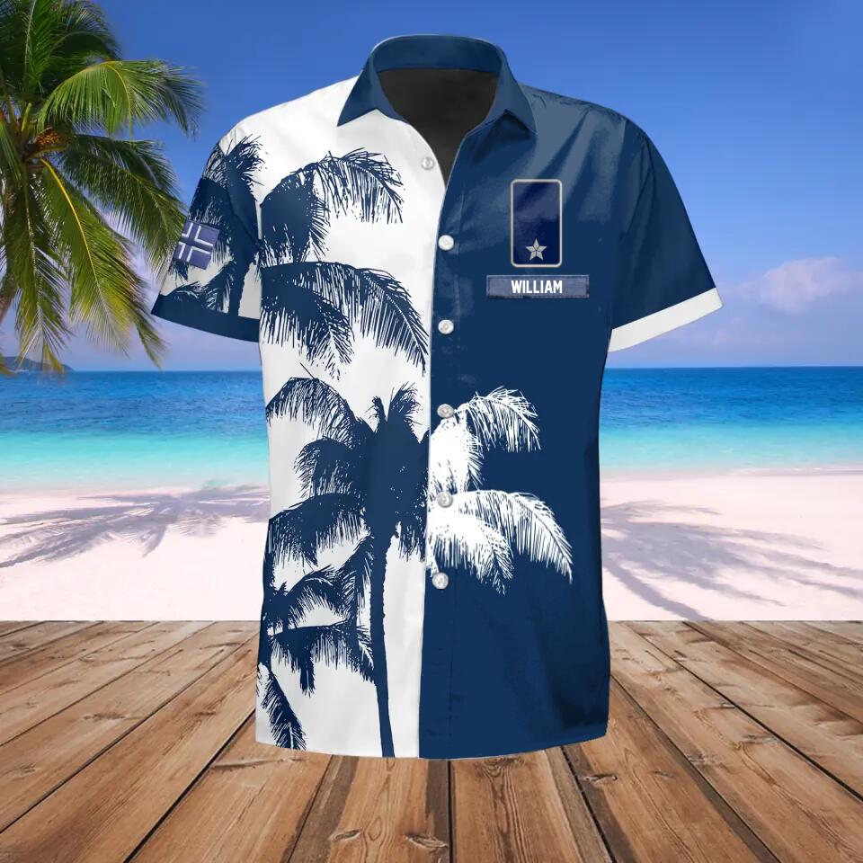 Personalized Norwegian Solider/ Veteran Rank Hawaii Shirts QTHQ1211
