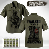 Personalized Canadian Veteran/Soldier Hawaii Shirt Printed 22NOV-HY14