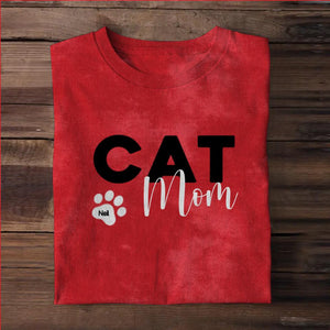 Personalized Cat Mom 3D Tshirt Printed QTDT1611