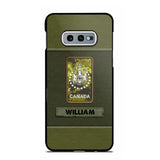 Personalized Canadian Veterans/Soldier Phone Case Printed QTHQ1811