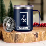 Personalized Spanish Veteran/Soldier Rank Laser Handle Cup Printed 22NOV-HY18