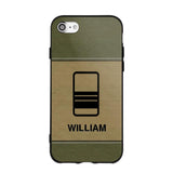 Personalized UK Solider/ Veteran Camo Rank 3D Printed Phonecase QTHQ2111