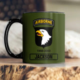 Personalized US Solider/ Veteran With Division Name  Printed Mug 22NOV-DT23