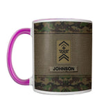 Personalized Swiss Solider/ Veteran Rank Camo  Printed Accent Mug 22NOV-HQ28