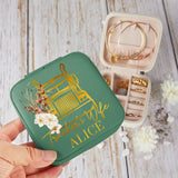 Personalized Trucker Wife Leather Jewelry Travel Box Printed 22DEC-DT06
