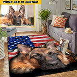 Personalized Germanshepherd Image Rug Printed QTHQ0812