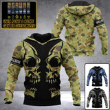 Personalized Australian Solider Camo Hoodie 3D Printed QTDT0812