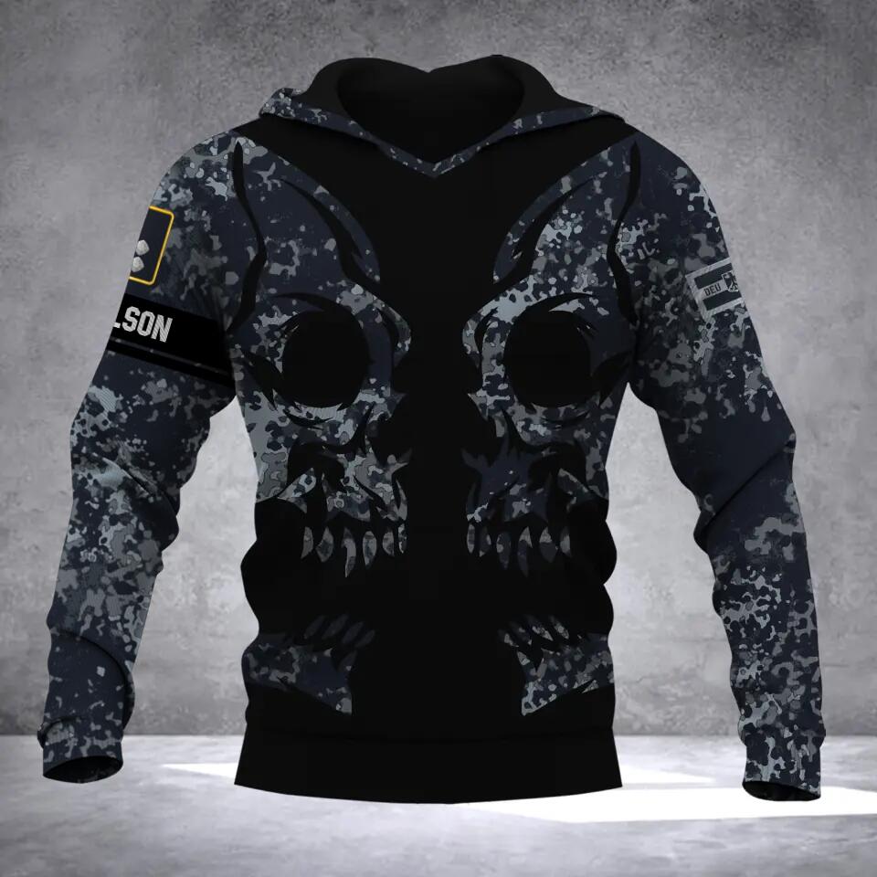 Personalized German Solider Camo Hoodie 3D Printed QTDT0812