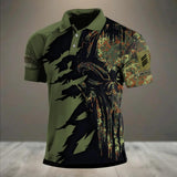 Personalized German Veteran/ Solider Rank Polo Shirts 3D Printed QTHQ1212