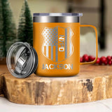 Personalized US Solider/ Veteran With Your Department Laser Handle Cup Printed QTDT1212