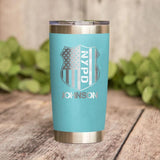 Personalized New York Police With Name Laser Tumbler Printed QTDT1212
