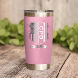 Personalized Chicago Police With Name Laser Tumbler Printed QTDT1212