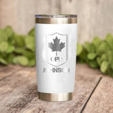 Personalized Canadian Police With Name And Department Tumbler Printed QTDT1212