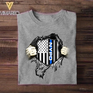 Personalized US Police Department Tshirt Printed QTDT1312