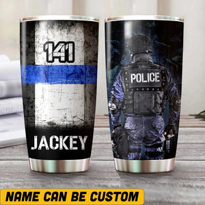 Personalized French Police Tumbler Printed QTHQ1412