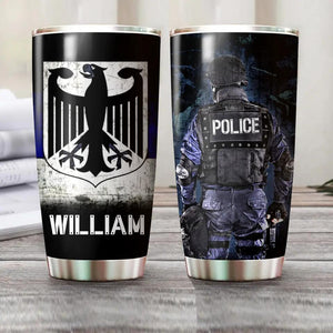 Personalized German Police Tumbler Printed QTHQ1412