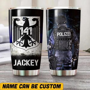 Personalized German Police Tumbler Printed QTHQ1412