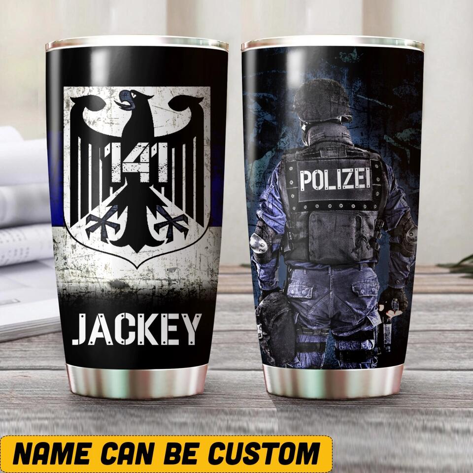 Personalized German Police Tumbler Printed QTHQ1412