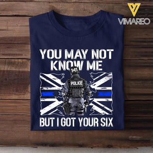 Personalized UK Police You May Not Know Me But I Got Your Six Tshirt Printed QTHQ2312