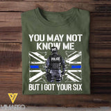 Personalized UK Police You May Not Know Me But I Got Your Six Tshirt Printed QTHQ2312